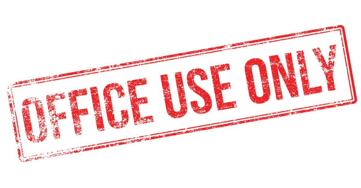 Office Use Only